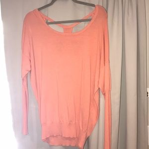 Peach sweater